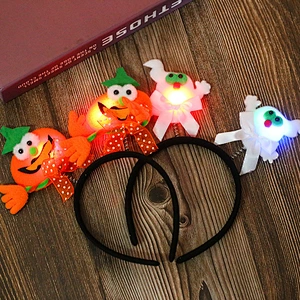 Fashion Costume Halloween Party Decorations head bands Pumpkin Black Bat Head bands