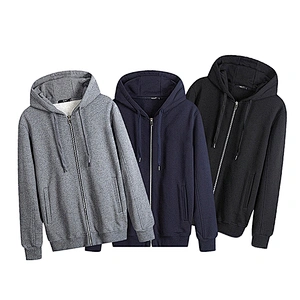 Hot sales high quality OEM BRAND cotton Men Hoodies PROMOTIONAL  CUSTOM LOGO men zipper hoodie