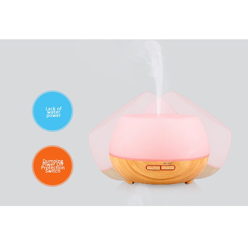 custom  7 Colors LED wireless mobile remote music aroma diffuser  essential oil 300ml  ultrasonic atomizer fragrance  humidifier