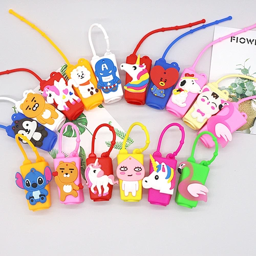 Colorful Silicone Holder 30ml Hand Sanitizer Bottle Personal Hand Sanitizer Silicone Holder