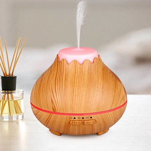 aroma diffuser wood grain ultrasonic aromatherapy aroma diffuser 7 Color Led Essential Oil Diffuser air humidifier