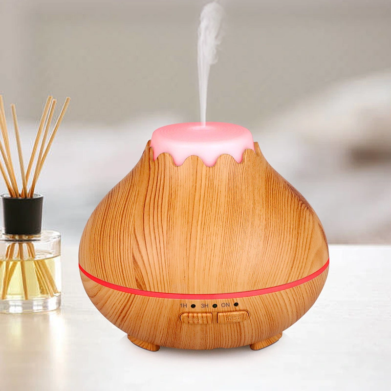aroma diffuser wood grain ultrasonic aromatherapy aroma diffuser 7 Color Led Essential Oil Diffuser air humidifier