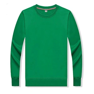 Hot Design OEM Custom Made Cotton &Polyester womens  Crew Neck sweatshirt Long Sleeve  blank Sweat Shirt