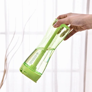 ABS plastic water bottles high quality BP free water bottles customized OEM logo outdoor sports bottles with straw