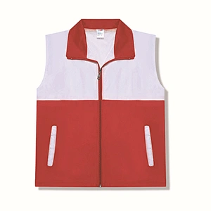 Customized wholesale new style cheap and comfortable gradient uniform maxi vests for men and women sleeveless vest with pocket