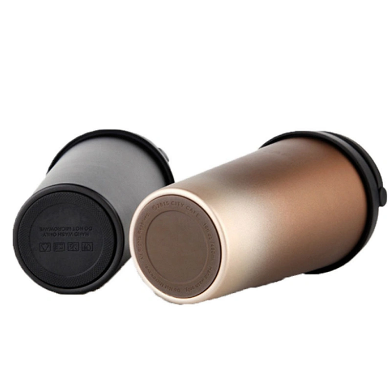 New Design 500ml Vacuum Insulated Stainless Steel Double Wall Smart Water Bottle Thermal Travel Coffee Mug With