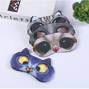 Cartoon sleeping girl ice pack personality adult eye mask ventilation hot ice compress eye fatigue eye mask