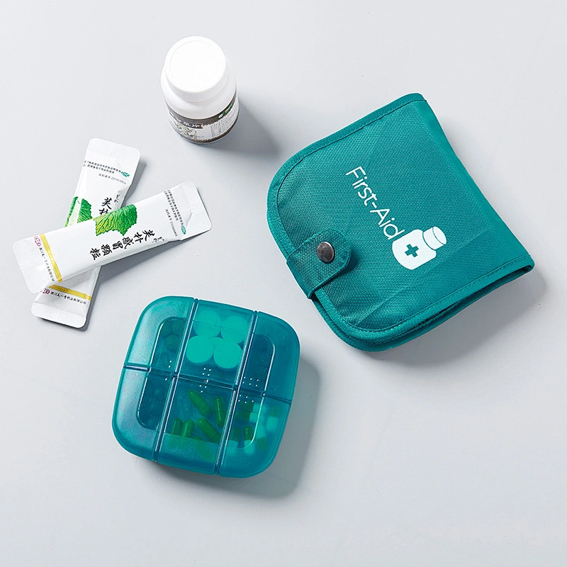 Wholesale  High Quality children pill storage box organizer travel medical mini weekly small plastic case pill box