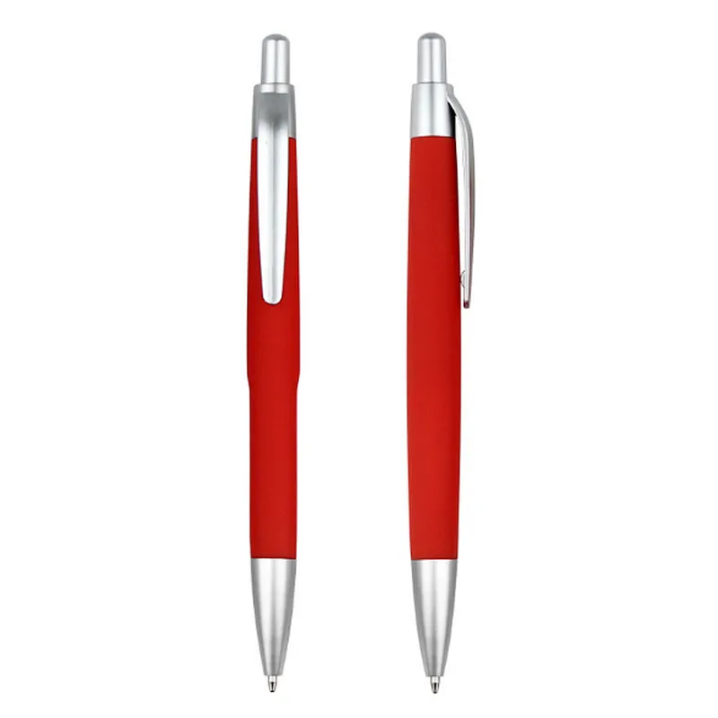 Customized screen silk printed logo for free promotion gifts idea  advertising Plastic press ballpoint pen