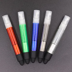 New capacitive alcohol  hand sanitize custom  advertising gift plastic disinfection spray ballpoint pen