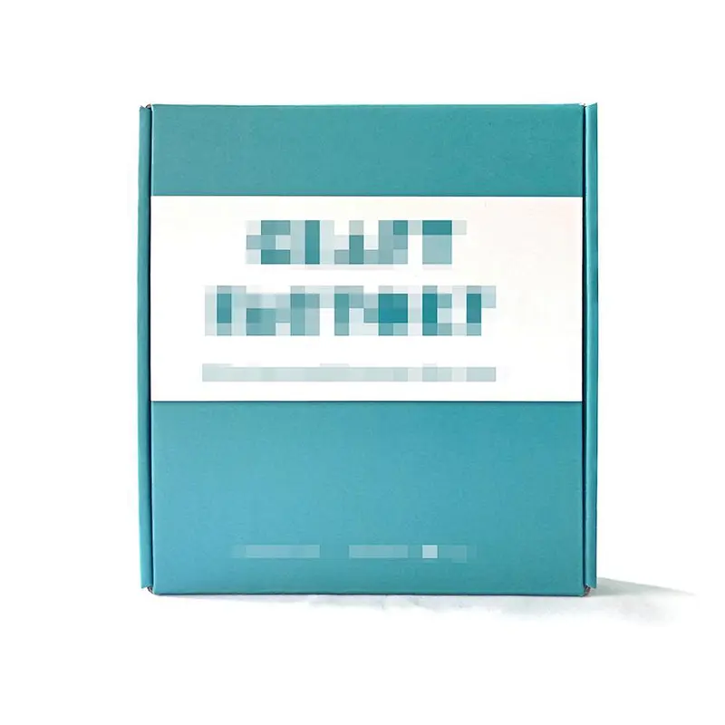 Custom logo size color printing packaging shipping cardboard plane box flute plain flat box foldable paper clothing box