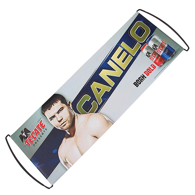 Hot sale custom Printing LOGO banners advertising hand held Retractable Hand Hold Rolling Banner