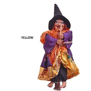 Hot sale promotion Halloween decorations pendant  bar retro broom haunted house decorate props decorations