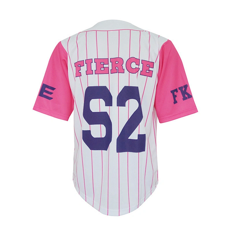 High quality Custom Made sublimation 100% polyester Baseball jersey custom  embroidery logo baseball jersey