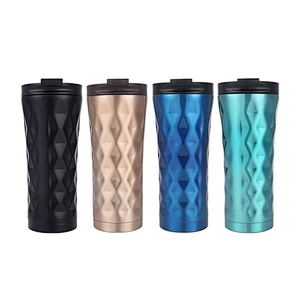 Premium gift double wall stainless steel coffee cup thermos bottle custom LOGO travel promotion hot water cup