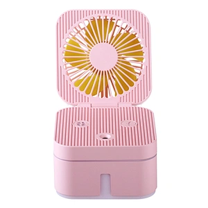 2020 Best wireless  Air humidifier Portable usb rechargeable  personal air mini fan mist humidifier