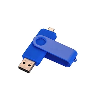 Hot Sale New Arrival 2 In 1 Swivel Flash Drive custom Logo Parts Usb Flash Drive