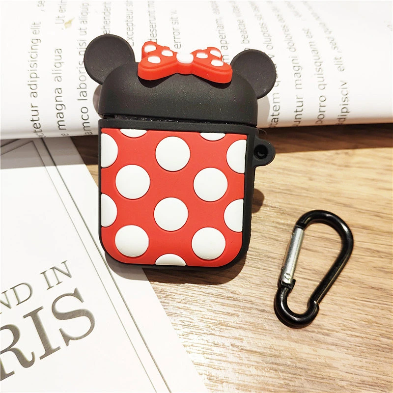 Hot Sale New Cute Funny Silicone Airpod Case with 3D Cartoon image gift for girl
