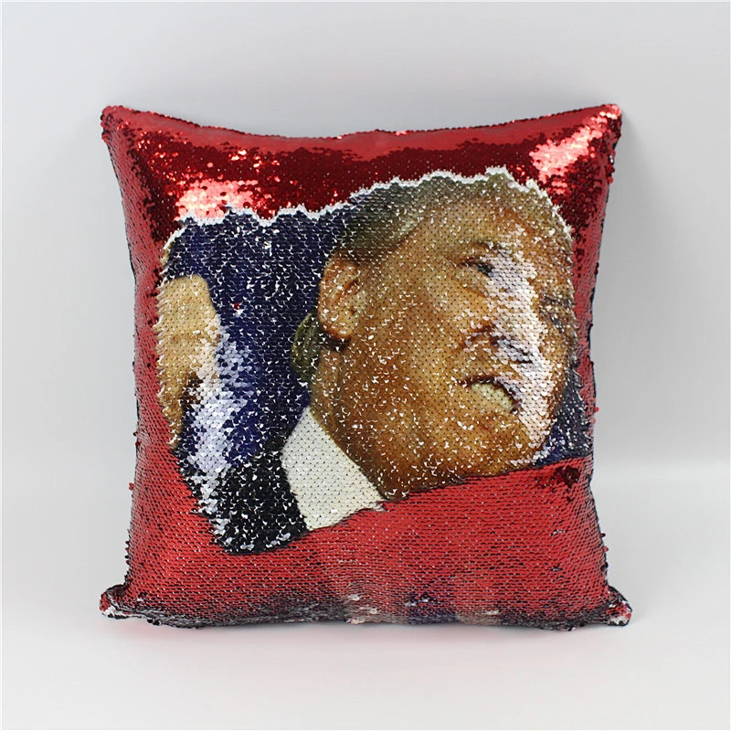 New Trump face minimalist 3D digital home sofa cushions with emoticons and sequins