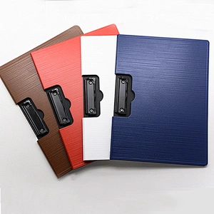 High Quality Custom logo letter size paper clip a4 expanding Plastic File folder promotion Office business gift File folder