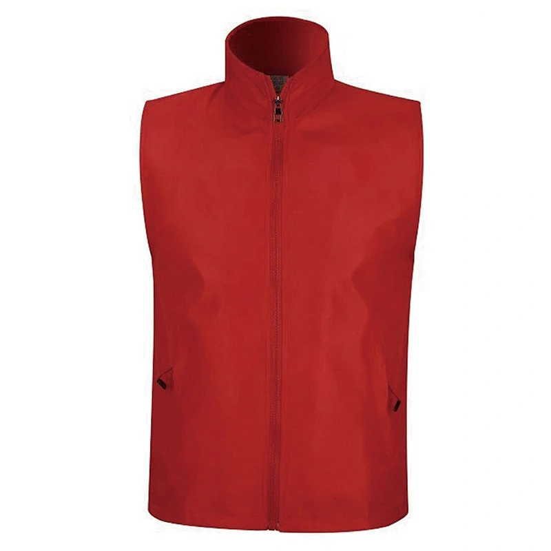 High Quality Custom Polyester Working Clothes Unisex Advertising Sleeveless Volunteer Vest