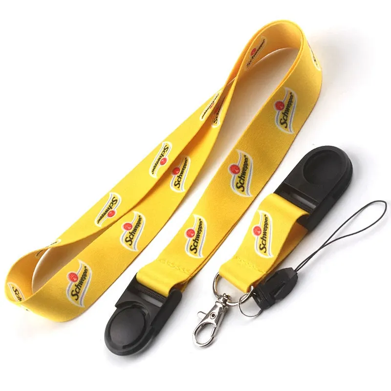 Factory Price High Quality Custom logo breakaway buckle printed safety round Lanyards