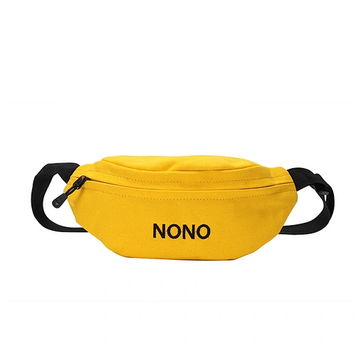 Canvas women ladies new versatile cross-body bag personalized chest bag leisure Waist bag Fanny pack
