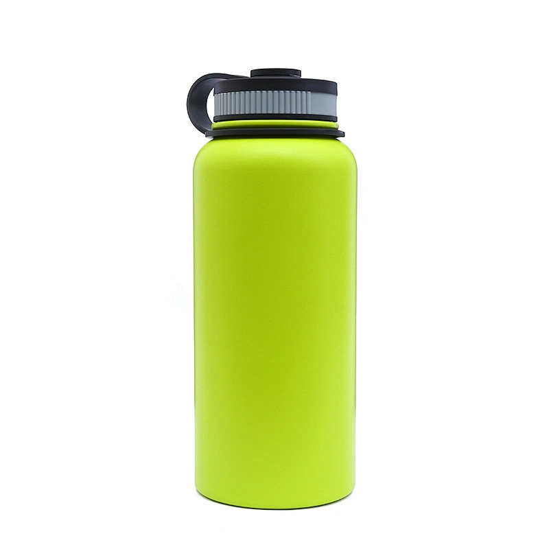 Customized logo  double wall vacuum flask insulated stainless steel sport water bottle outdoor water bottle commercial gift