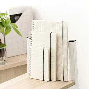 Soft Plastic Cover Simple Notepad Cheap Promotional Advertising Gift A5/B5/A6 Multi-size Coil Spiral Notebook