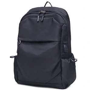 Waterproof black backpacks for men multi-function outdoor travel bags for leisure college students backpack with internal layer