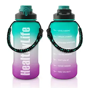 High quality New Frosted Plastic Water Bottle Portable Bottle Fruit Juice Leak-proof Outdoor Sport Travel Camping Bottle