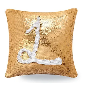 Two-color car hold figure mermaid sequins DIY color change can factory sofa custom cushion turn sequins pillow