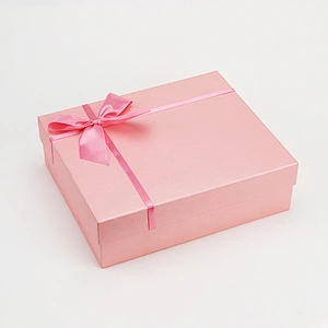 Gift box packaging luxury paper pink paper bagsPresent tea  color box Accept custom Printing logo