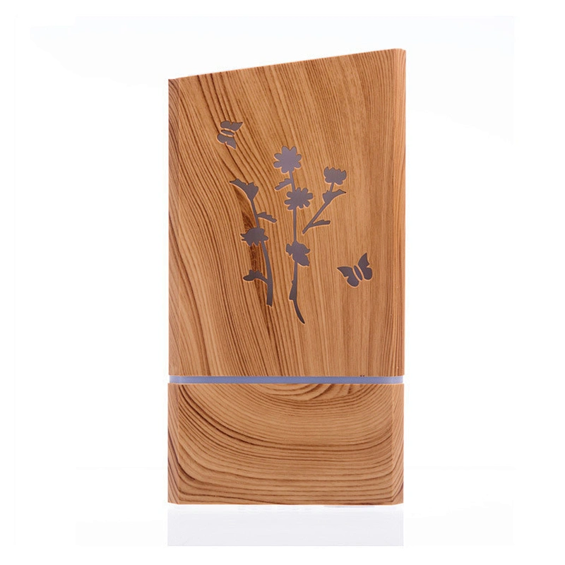 200ml LED aromatherapy diffuser ultrasonic essential oil humidifier wood grain scented humidifier essential oil diffuser
