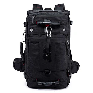 Outdoor waterproof multi-functional fishing tackle backpack 35L durable storage backpack with waist belt