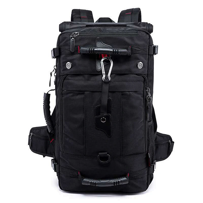 Outdoor waterproof multi-functional fishing tackle backpack 35L durable storage backpack with waist belt