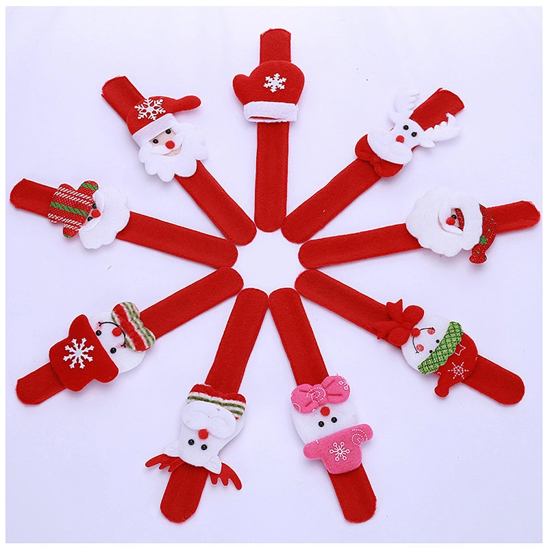 Christmas Children Gift Decor Patting Circle Wristband  Decoration  Gift New Year Kids Party Toys