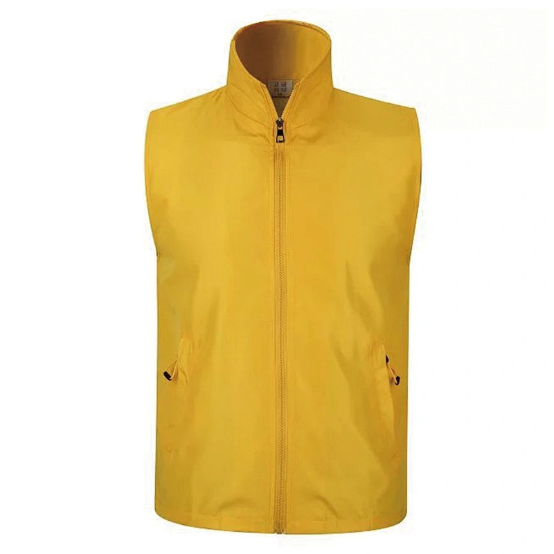 High Quality Custom Polyester Working Clothes Unisex Advertising Sleeveless Volunteer Vest