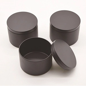New Arrival Stock Metal DIY aromatherapy scented candles container gold plating Luxury Candle tin with Lid Bulk