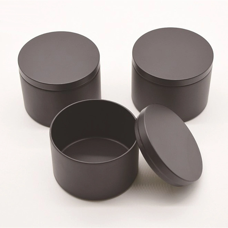 New Arrival Stock Metal DIY aromatherapy scented candles container gold plating Luxury Candle tin with Lid Bulk