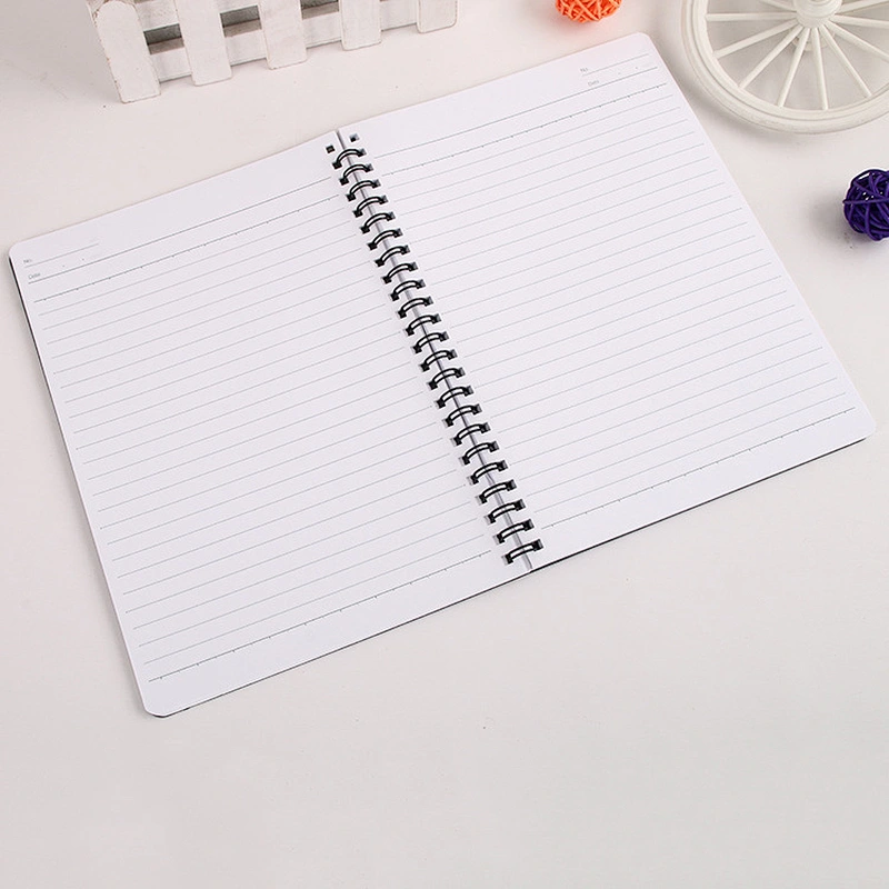 High quality personalized cardboard hardcover notebook custom  Advertisement promotion spiral hardcover notebook