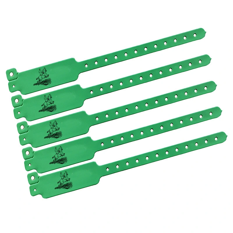 Custom Logo Printing High quality hospital plastic medical disposable PVC id wristbands  Party promotional gift wristbands