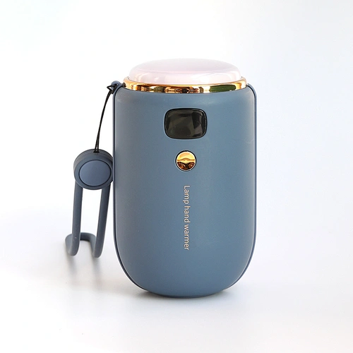 Hot Selling Custom OEM brand Multifunctional USB Rechargeable Heater Power Bank Projection Lamp Hand Warmer