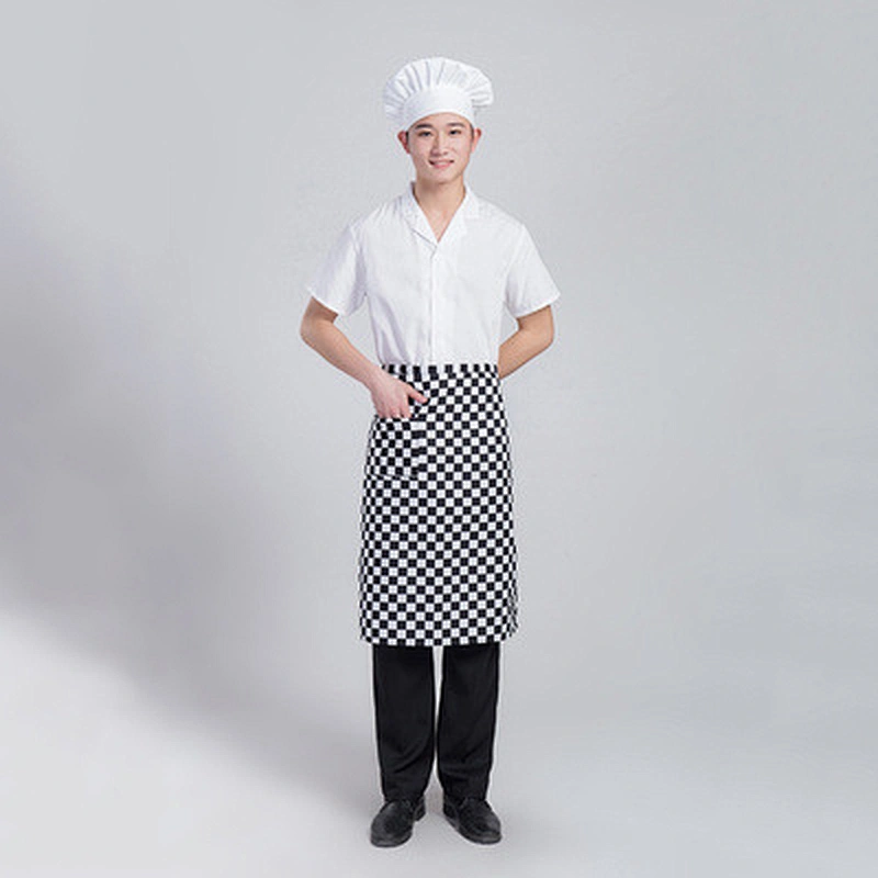 custom logo Chef Aprons Barista Waiter Unisex Men's Women's Kitchen Cook Tool Oil Proof Chef Cook Uniform Apron
