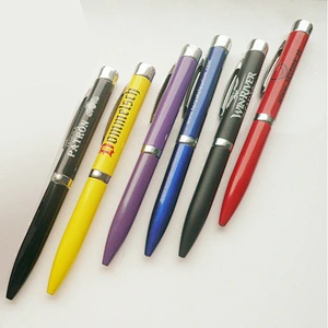Customized LOGO projection pen laser projection ballpoint pen LED advertising projection lamp