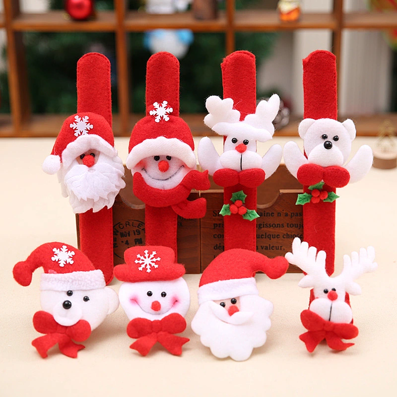 Hot style Christmas decorations supplies cloth ring patting circle hand ring Christmas party