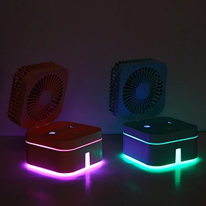 2020 Best wireless  Air humidifier Portable usb rechargeable  personal air mini fan mist humidifier