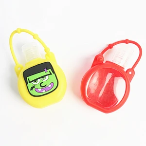 Fast producing lots designs in stock custom pantone color 30ml Silicone cover bulk pocket hand sanitizer