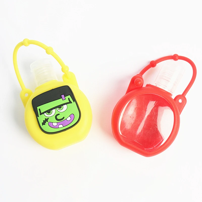 Fast producing lots designs in stock custom pantone color 30ml Silicone cover bulk pocket hand sanitizer