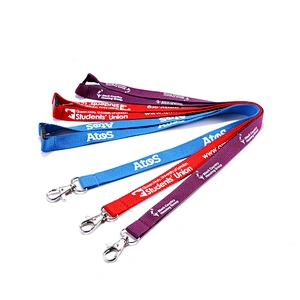 Promotional gifts Custom Polyester Lanyard With Logo ID Badge Key Holder Chain  Printed Neck Lanyard